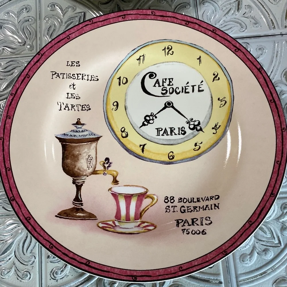 The Sakura Table Sweet Treats Parisian Dessert Plates Set of 4